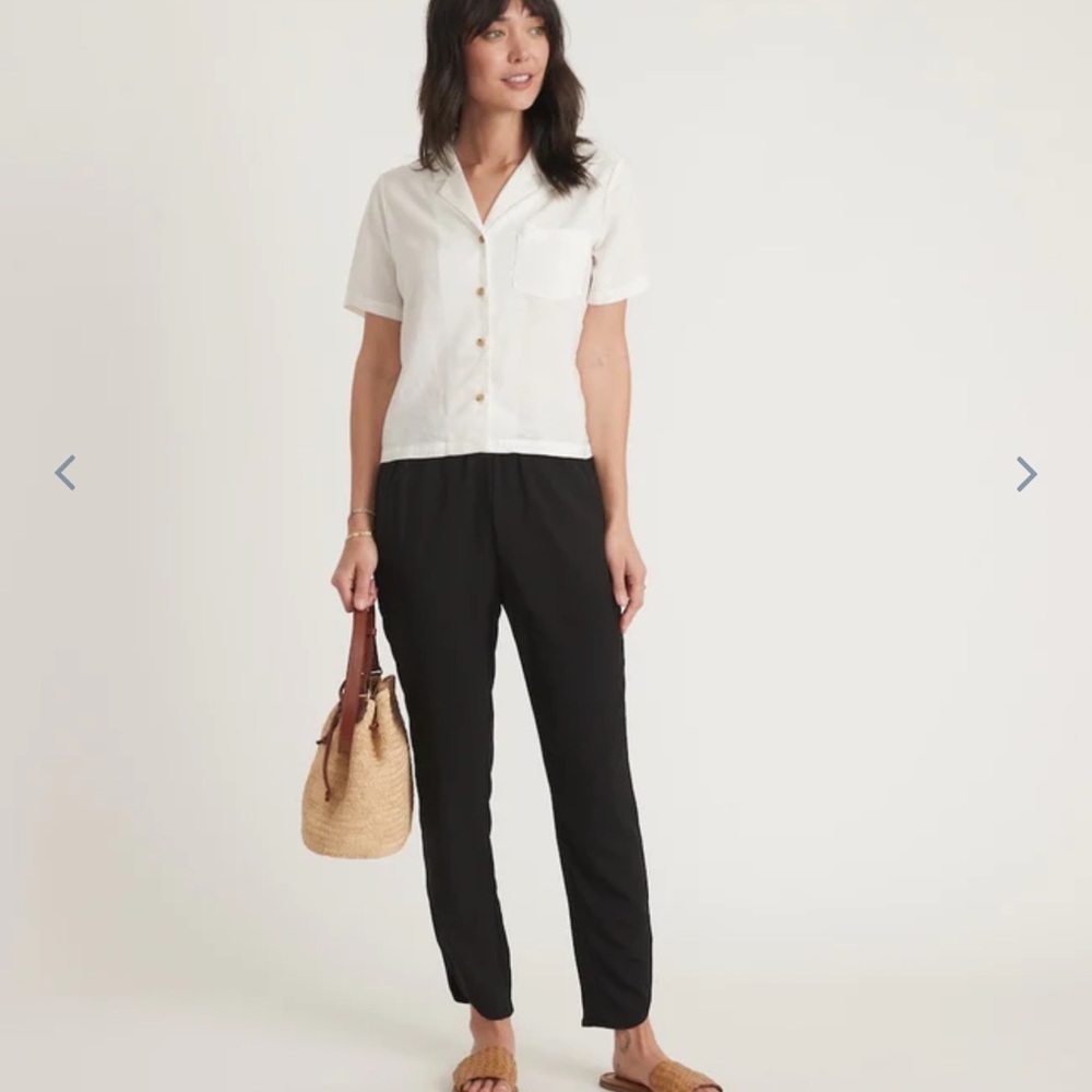 Marine Layer Black Pants